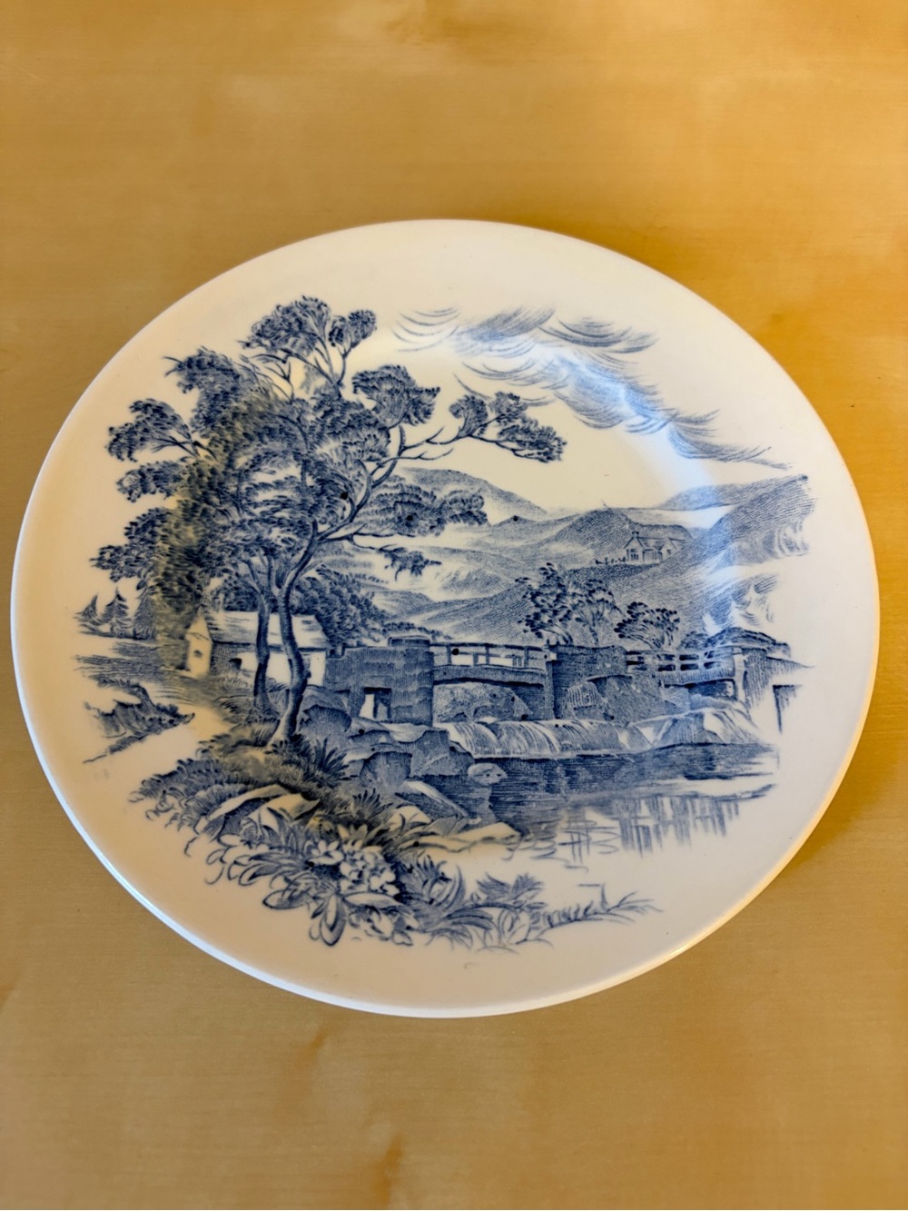 Blue Countryside 6in dish